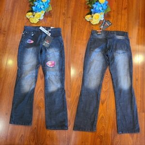 Akademiks Black Denim Jeans Size Boys 14